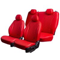 Чехлы Премиум Экокожа Байрон Ромб на Opel Mokka 2012-2015 г.в.